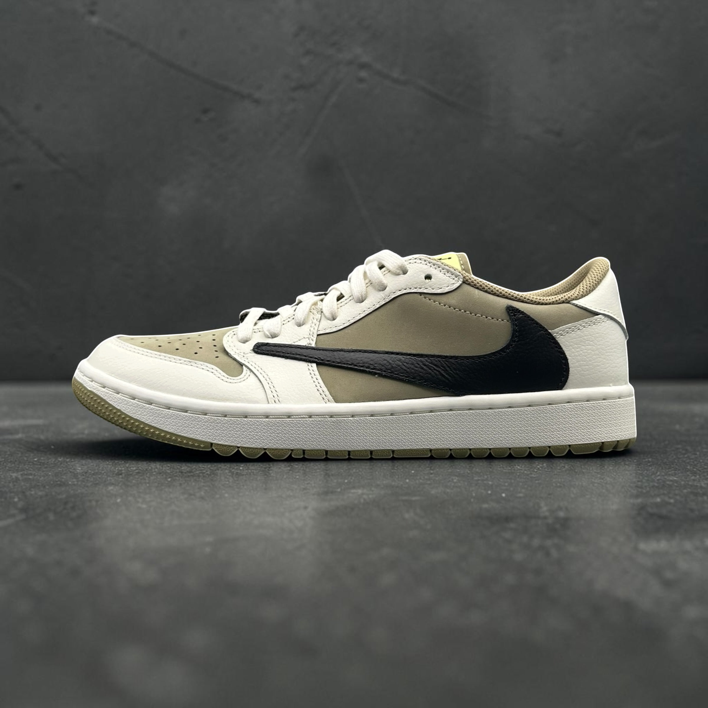 Jordan 1 Retro Low Golf Travis Scott Neutral Olive - Buy Authentic