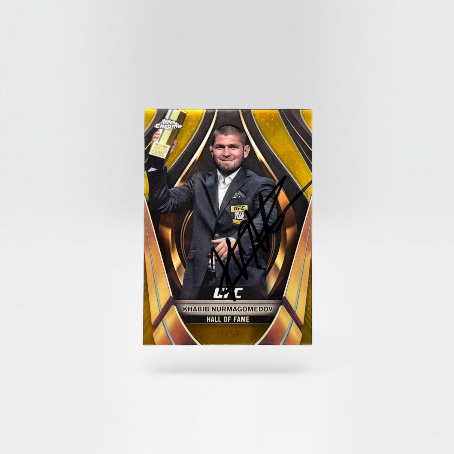 2024 Topps Chrome Hall Of Fame Khabib Nurmagomedov Base #EMB - 2 Auto