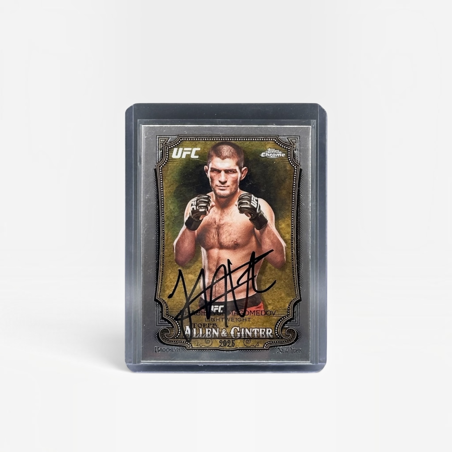 2025 Topps Chrome Allen & Ginter Khabib Nurmagomedov Base #23 Auto
