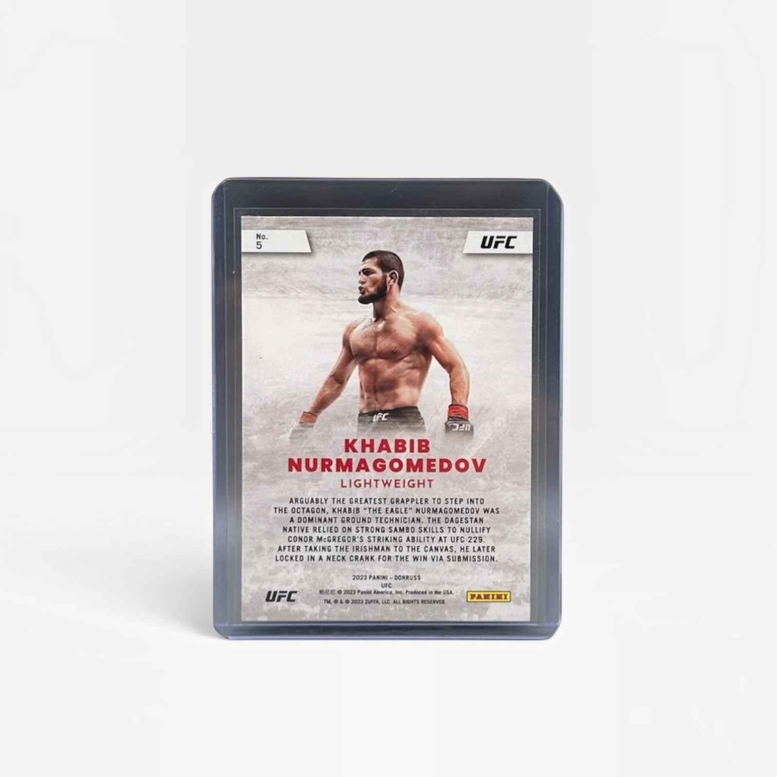 2023 Panini Donruss - Stare Masters Khabib Nurmagomedov Base #5 Auto