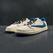 Jordan 1 Retro Low OG SP Fragment x Travis Scott Sail Military Blue