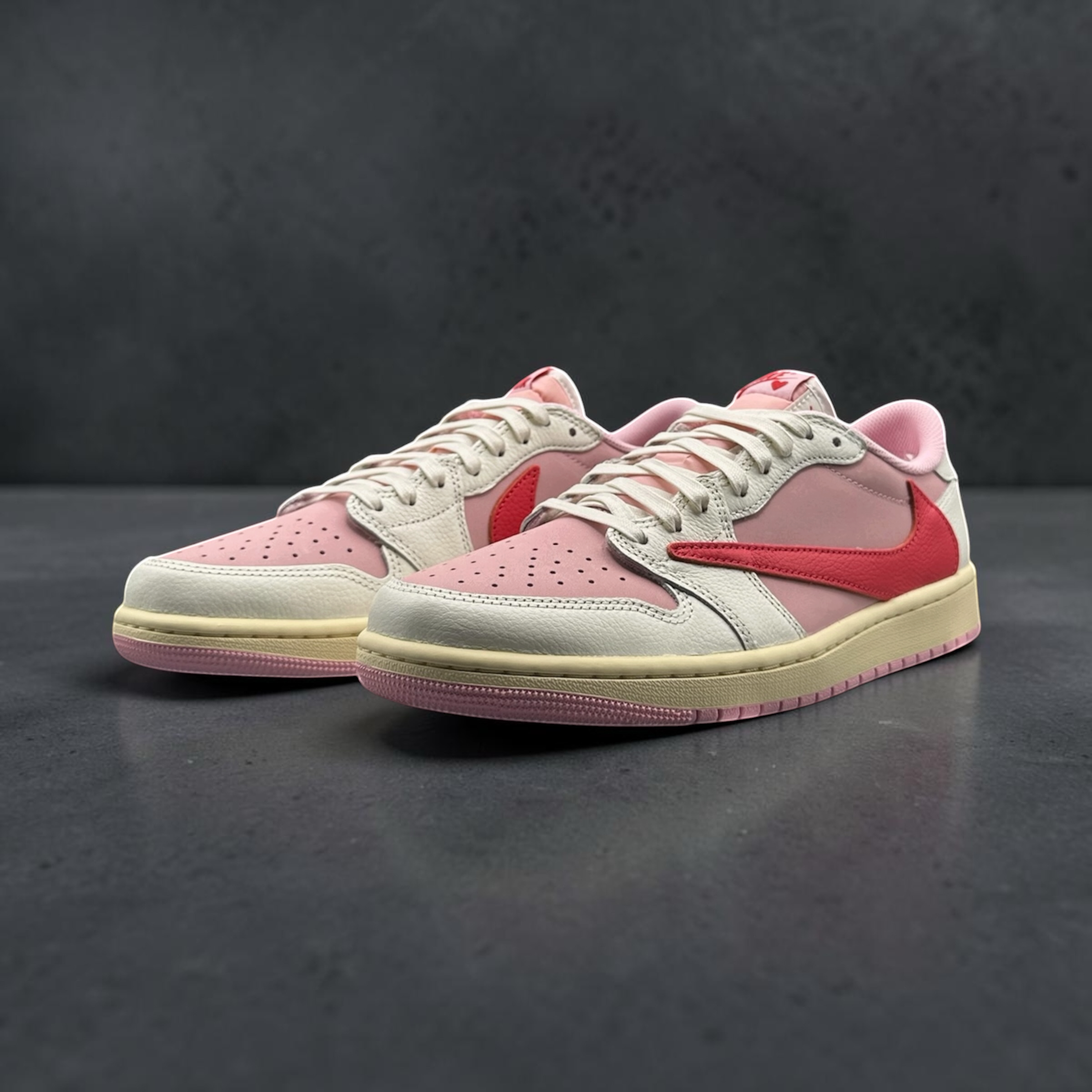 Jordan 1 Retro Low OG SP Travis Scott Sail Tropical Pink