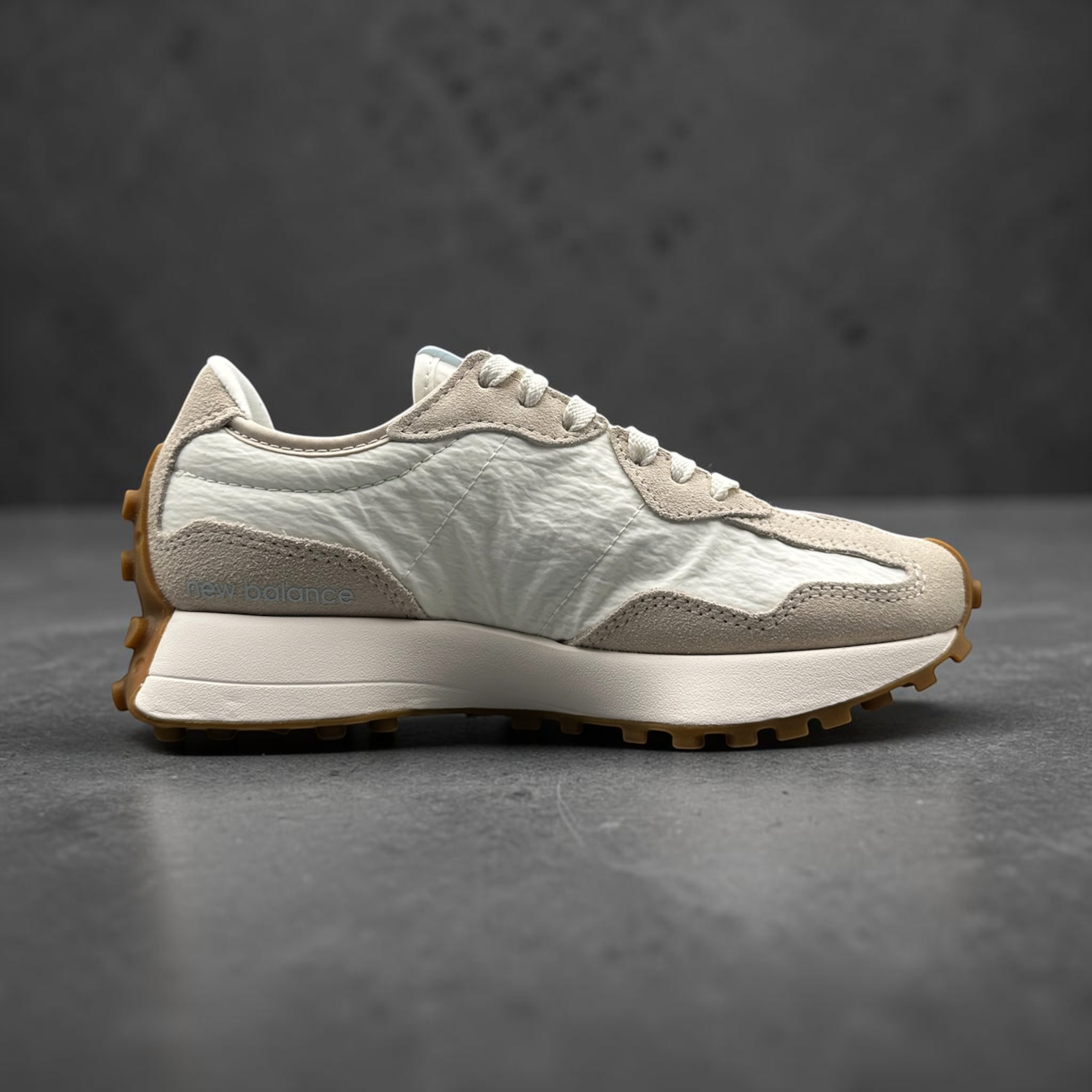 New Balance 327 Timberwolf Sea Salt Light Chrome Blue (Women's)