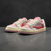 Jordan 1 Retro Low OG SP Travis Scott Sail Tropical Pink (PS)
