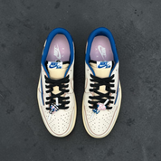 Jordan 1 Retro Low OG SP Fragment x Travis Scott Sail Military Blue
